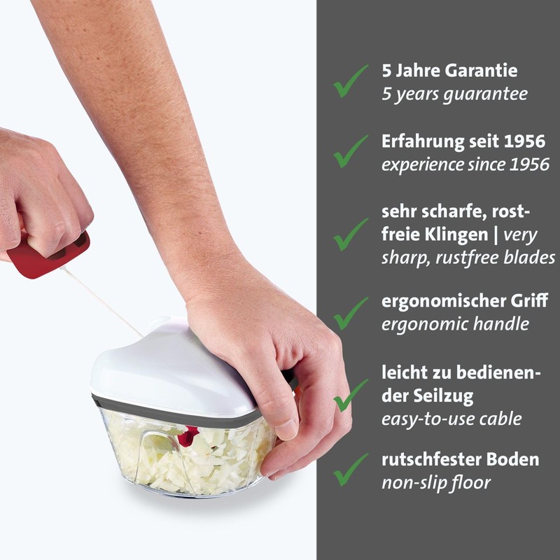 Westmark Multifunction Pulley Slicer - High Quality Manual Chopper for