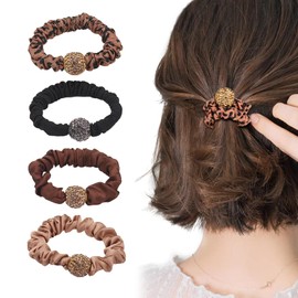 Doyime Hair Rubber Hair Elastic Hair Scrunching Rubber Cute Ribbon Rubber Hair Ring Rubber Hair Accessory Hair Closure Rubber Hair Ornaments Women's Hair Friendly Hair Arrangement Stylish Cute Simple