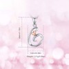 CELESTIA 20th Birthday Gift for Women Sterling Silver Initial Necklace