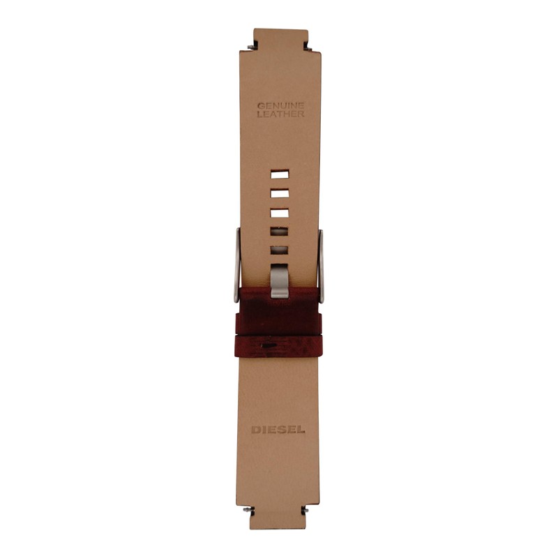 Diesel Watch for men, 20 mm, brown leather, original replacement