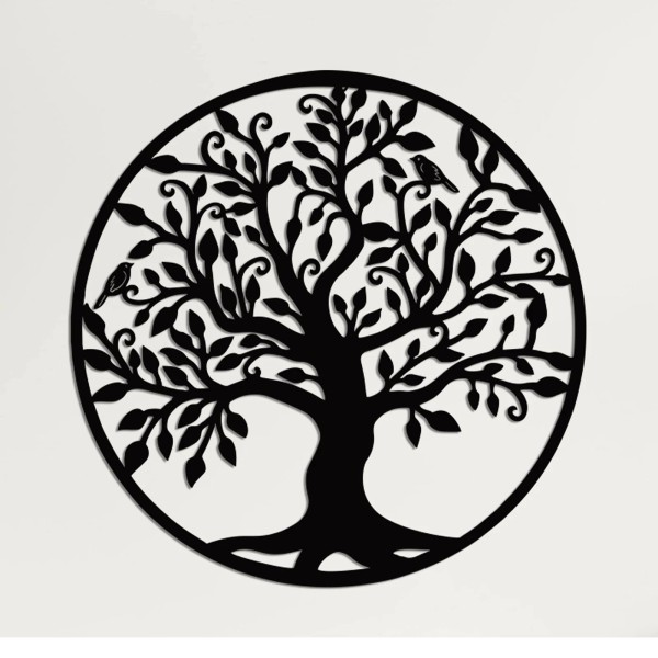 DEKADRON Metal Wall Art - Tree of Life - Family
