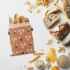2 Packs Reusable Cotton Beeswax Bread Bags with Bee and