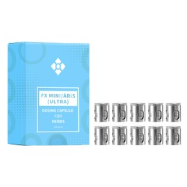 WOLKENKRAFT FX MINI (ULTRA) | ÄRiS (ULTRA) Dosing Capsules for Herbs Made of Stainless Steel | Pack of 10 | Original Accessories for WOLKENKRAFT FX Mini (ULTRA) and ÄRiS (ULTRA) Vaporizer