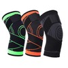 Volleyball Knee Pads: Fitness, Sports, Running, Squat, Non-Slip Compression Knee Support Half-moon 3XL Size [Recommended Weight 100-110kg]/[Single Pack] Orange 10ea