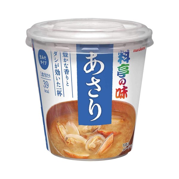 Marukome Cup, Asari Clams, Instant Miso Soup, 1 Meal x
