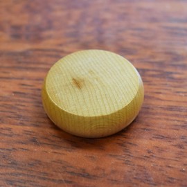 26 Mini Size Crokinole Discs (Natural & White)
