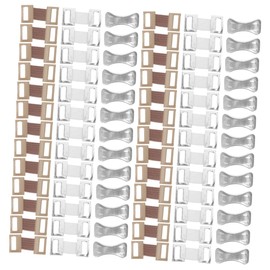 COLLBATH 50sets Metal Bandage Clips and Elastic Fasteners for Secure Bandage Fixation Reusable and Compact Design for Easy Storage