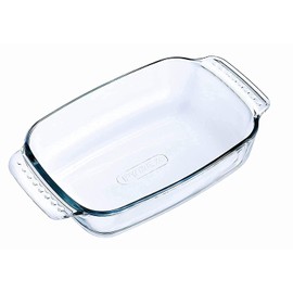Pyrex Classic Roasting Dish Rectangular 22 x 13 x 5 cm, Glass, Transparent, 22 cm