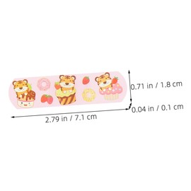 Healeved 60pcs Cartoon for Boys and Girls Elastic Plasters Fun for during Outdoor Activities