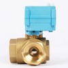 U.S. Solid 1" 3 Way Stainless Steel Motorized Ball Valve