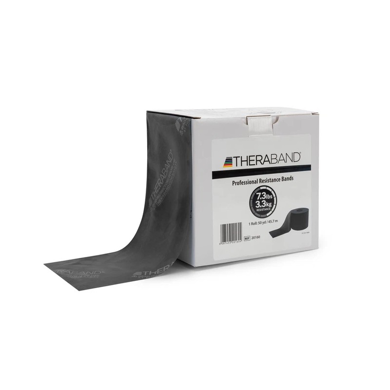 Theraband Professional Latex Resistance Bands, 50 Yard Roll - Tan: