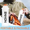 Enhon 750ml Portable TPU Soft Flask Compatible with Sawyer Squeeze