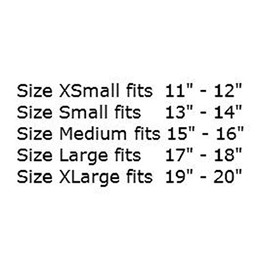 ChokeFree ChokeFree Velpro Mesh Pet Shoulder Harness Collar, 12", Red