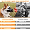Dog Muzzle Soft Nylon Muzzle - Adjustable Breathable Mesh Muzzle,