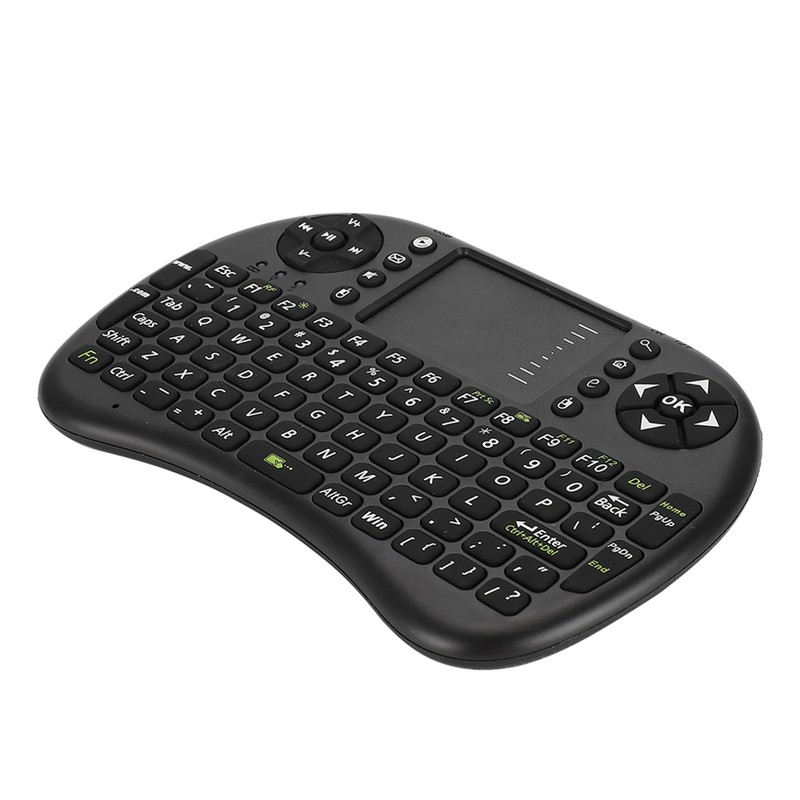 Full Keyboard Mouse Multimedia Control White Backlight 2.4G Wireless Mouse