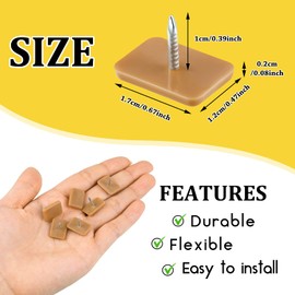 Tack-in Drawer Glides Tack Glide for Repairing Dressers, Making All The Drawers Slide Smoothly and Evenly(30 Pieces)