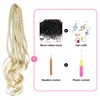 Dsoar Loose Wave Synthetic Dreads DE Curls Dreadlocks Extension 24