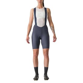 Castelli Women's Espresso DT Bibshort (US, Alpha, Medium, Regular, Regular, Twilight Blue