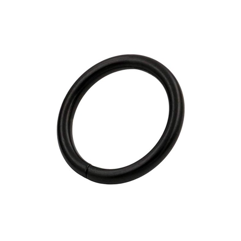 Wuuycoky Black 1.25" Inner Diameter O-rings Rings Non Welded Strap