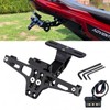 ELIFEPARTS License Plate with LED Light, License Plate Holder, Bracket,