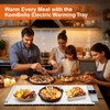 Food Warming Mat - Rollable Food Warmer with Fast &