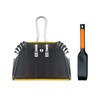 PHYEX 1-Pack 17" Heavy Duty Metal Dust Pan with Cleaning