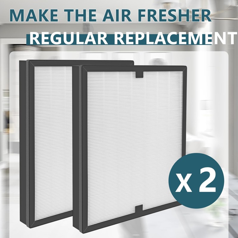 2pcs H13 Hepa Filter Replacement Compatible With Vevor Air Scrubber