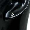 STERLING SILVER 925 AMTHTES-102 Single Ear Sterling Silver 925 Earrings,