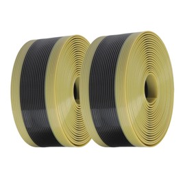 2 Rolls Bike Tire Liner Protection Strip, Road & Mountain Bike Tube Flat Protector Puncture Proof TPU Tire Liner (Yellow and Black, 40 * 1.0 * 2300)