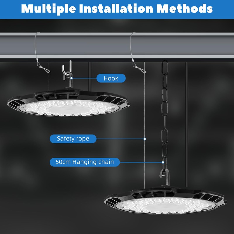 Viugreum High Bay LED Shop Lights, 200W UFO LED High