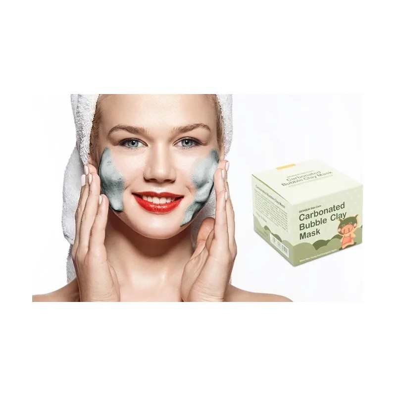 Mascarilla Facial Piel Bioaqua Carbonated Bubble Clay Mask 100g