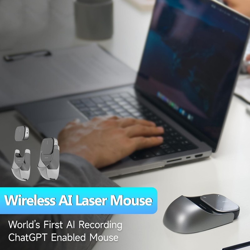 2025 New Wireless Mouse - 2 in 1 Detachable Computer