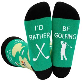 IRISGOD I'd Rather Be Funny Dress Socks for Men and Women Humor Joke Gifts