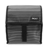 PackIt Freezable Lunch Bag with Zip Closure, Gray Stripe 8-Inch