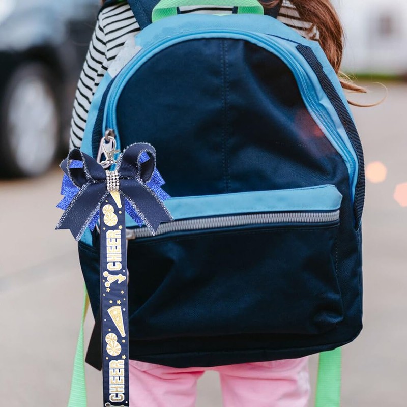 Pin Me Cheer Ribbon for Backpack Cheer Bow Pin Holder
