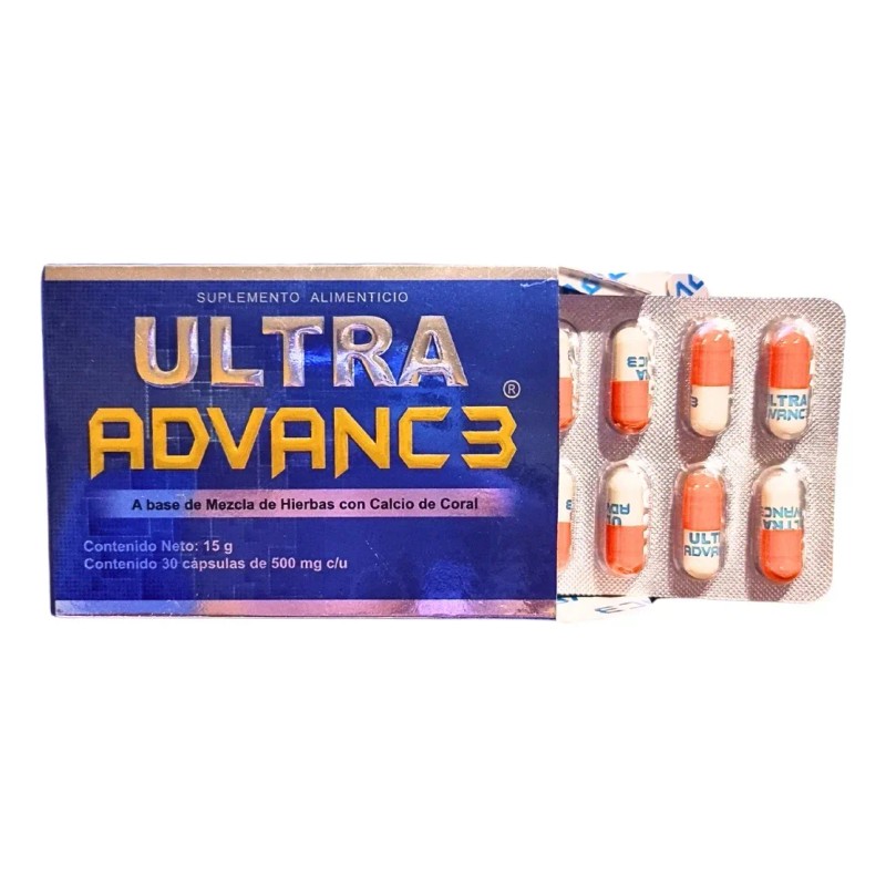 Suplemento Diario Ultra Advance 30 Cápsulas Pack 3