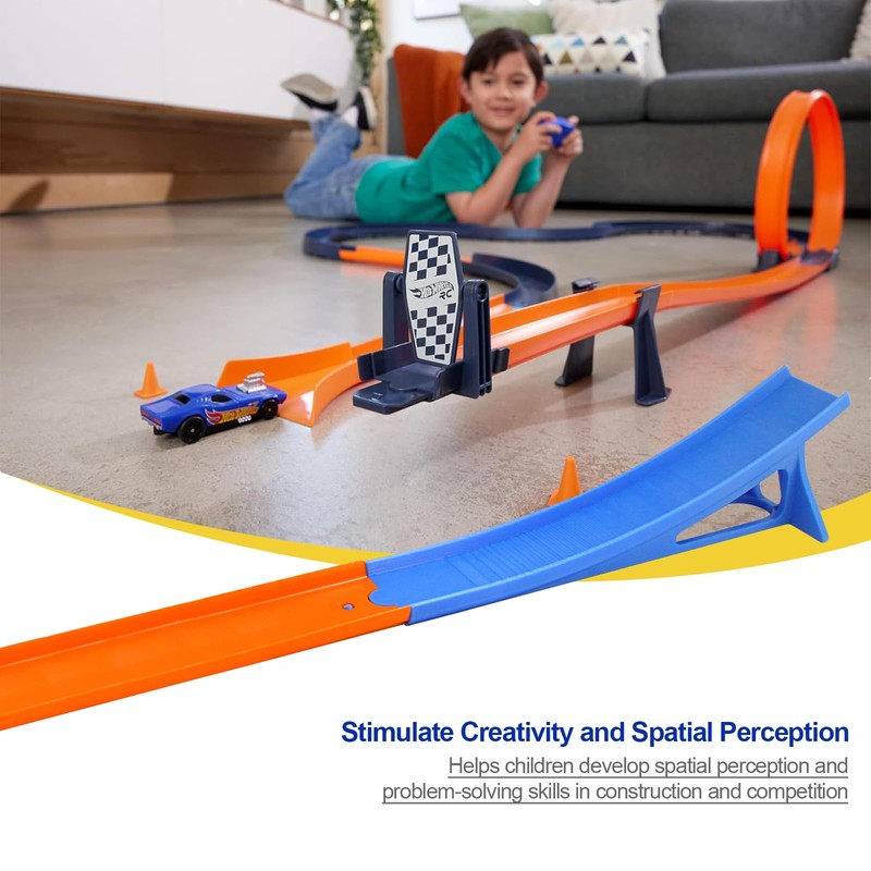 Track Jumper Raceway Connector is Compatible with Hot Wheels,Track Builder