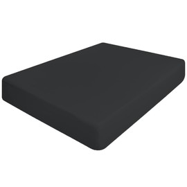 Black King Size Fitted Sheets Microfiber Fitted Sheet Deep Pocket 12 Inch (30 Cm) Elastic Corners No Pillowcases Luxury Bottom Bed Sheet King Size Soft & Comfortable Easy Care