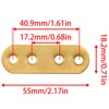 Dsjnf Iron Splicing Plate Connector Flat Straight Bracket with Hole
