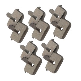 Kisangel 5 Pairs Semi Metal Mountain Bike Brake Pads for Electric Bikes Noise Reducing Disc Brake with Easy Swap Design High Wear Resistance and Rapid Braking Efficiency for Riding