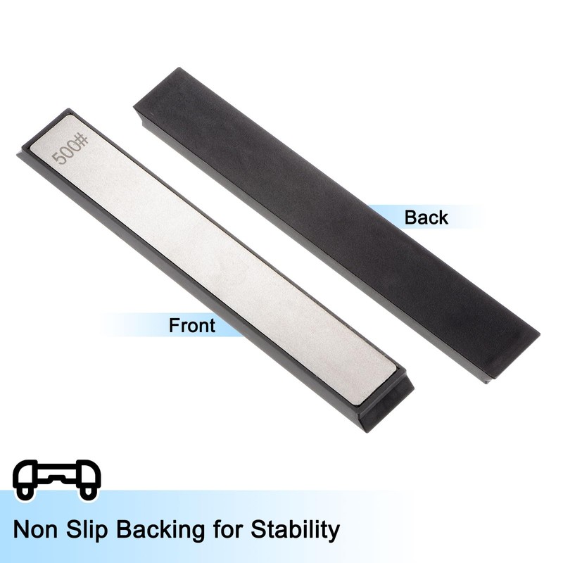 HARFINGTON 10pcs Sharpening Plate Set 60/120/240/320/500/600/1000/1500/2500/3000 Grit Lapping Plate Sharpener