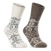 2 Pairs of Wool Winter Socks House Socks for Men