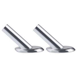 Eyourlife Cable Railing T316 Marine Grade Stainless Steel Protector Sleeves 40 Piece, 30 Degree Angle Beveled Protector Sleeves for 1/8" Deck Cable Railing Kit, DIY Balustrade (Silver)