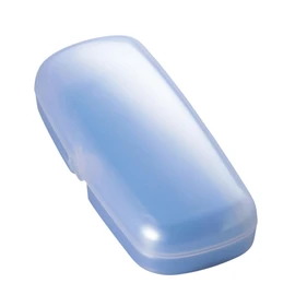 Glasses Case, Plastic, Lightweight, Durable, Hard Case, Stylish, Metallic, Skeleton Blue, 2002-02