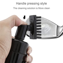 Tobefore Golf Club Cleaner Brush Golf Cleaning Brush with Anti Leak Reservoir Tube Stiff Nylon Bristles Professional Golf Club Cleaning Brush Solution Golf Accessory Spray Bottle with Golf Brush