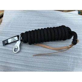 Communication Line Natural Horsemanship Parelli Style Training Rope 4.2 and 3.8 Meters (Black, 4.2 meters)