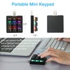 Koolertron One Handed Macro Mechanical Keyboard, RGB LED Backlit Portable