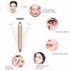 Beauty Bar 24k Golden Pulse Facial Massager, GOODYBUY T-Shape Electric