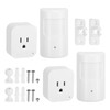MECCANIXITY 2Pcs Motion Sensor Switch with Plug-in Motion Activated Light
