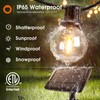 addlon 50FT Solar String Lights Outdoor Waterproof with Remote, G40